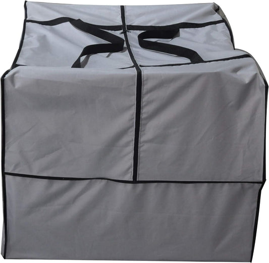 Outdoor Square Cushion/Cover Storage Bag, Protective Zippered Storage Bags with Handles, 32''L x 32''W x 24''H