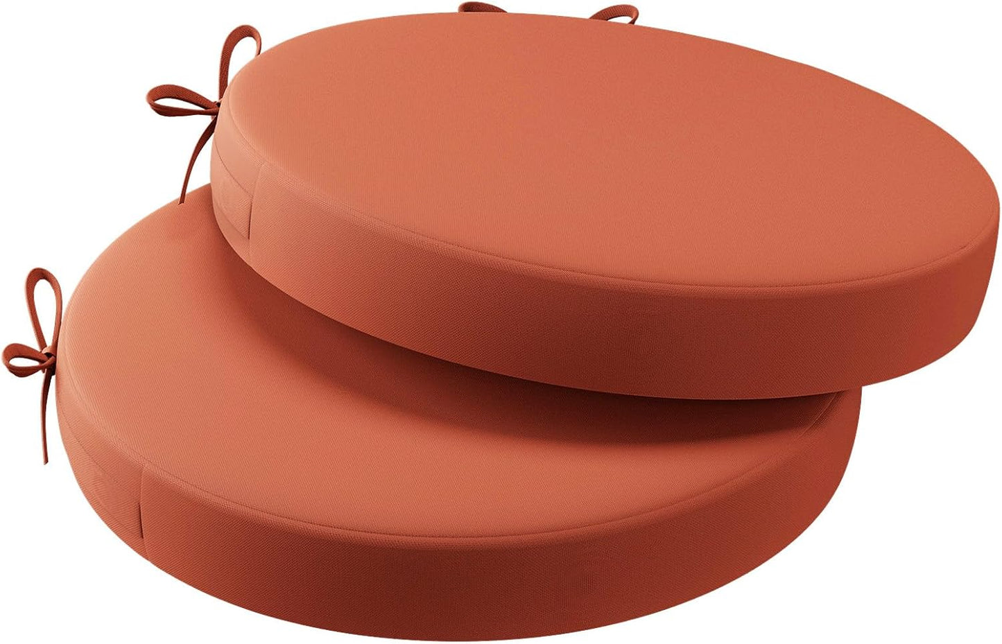 AAAAAcessories Outdoor Seat Cushions for Chairs, Waterproof, Fade-Resistant Patio Furniture Replacement Cushions, 15" x 15" x 2", Set of 2, Rust