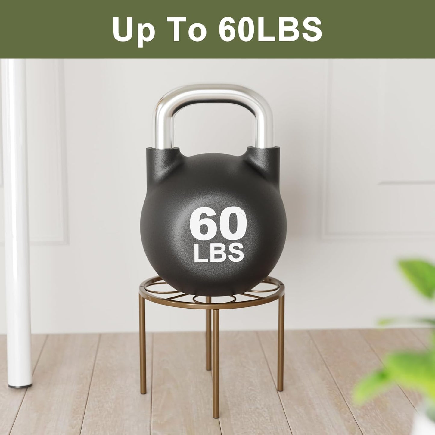 Brown Plant Stand Plant Riser - 10.24'' Metal Flower Stand for Garden Home, Anti-rust Plant Holder for Multiple Plant Indoor or Outdoor.