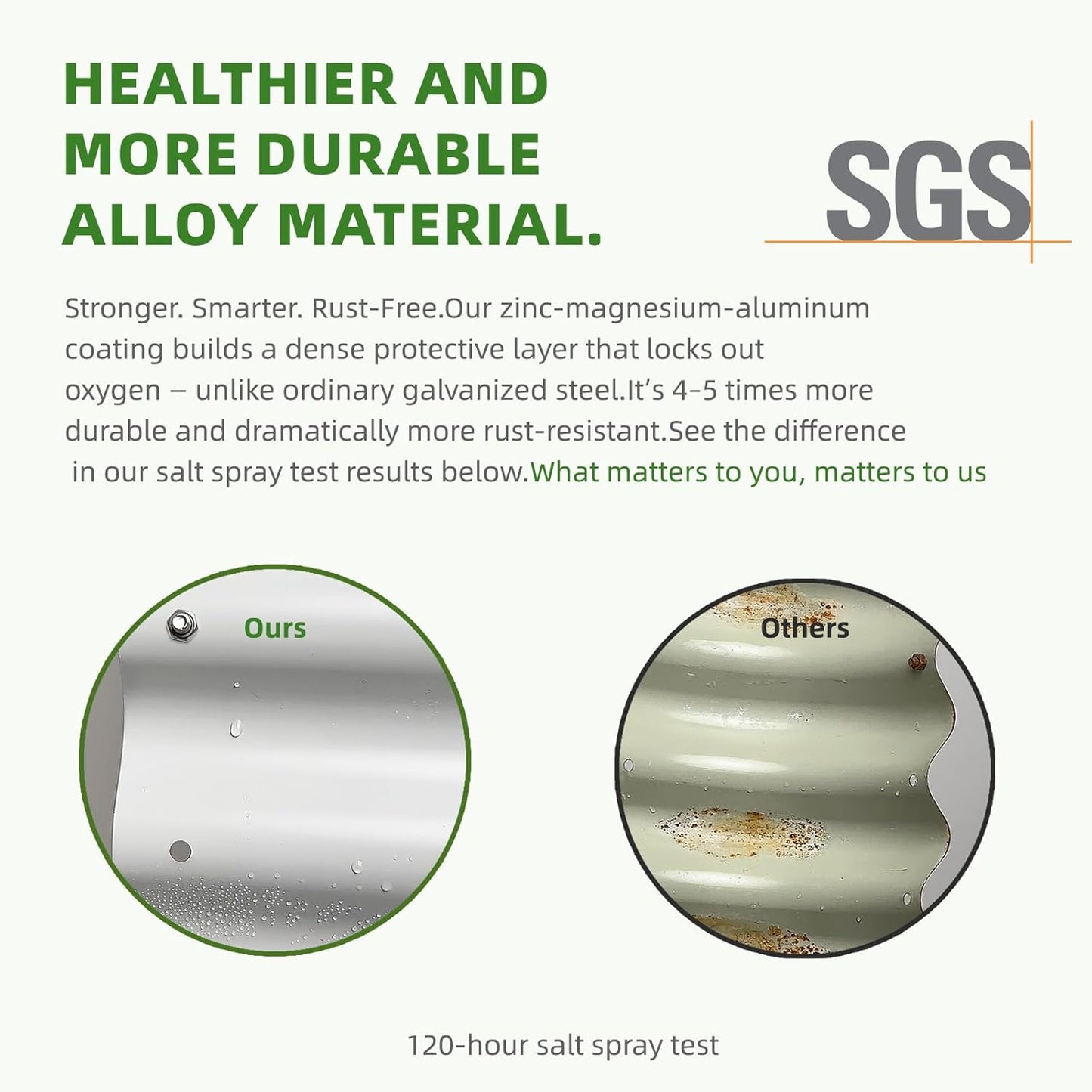 DaisyVibe Raised Garden Bed Kit, Planter Raised Garden Boxes Outdoor, Oval Large Metal Raised Garden Beds for Vegetables Flowers (White, 6.5ftx2ftx1ft)