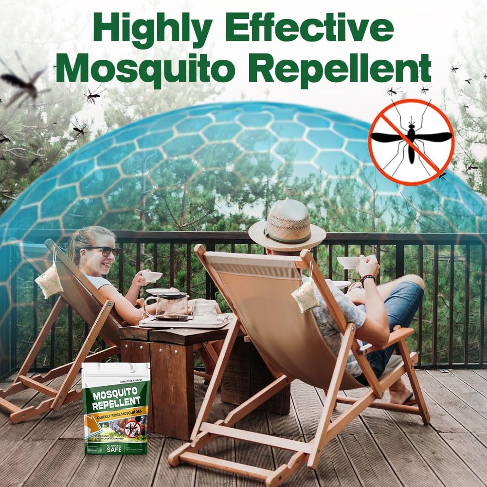 Mosquitoes Repellent Outdoor Patio, Mosquito Deterrent Indoor,Mosquito Control Repeller for Room/Yard/Camping/Home/Travel 8-Pack