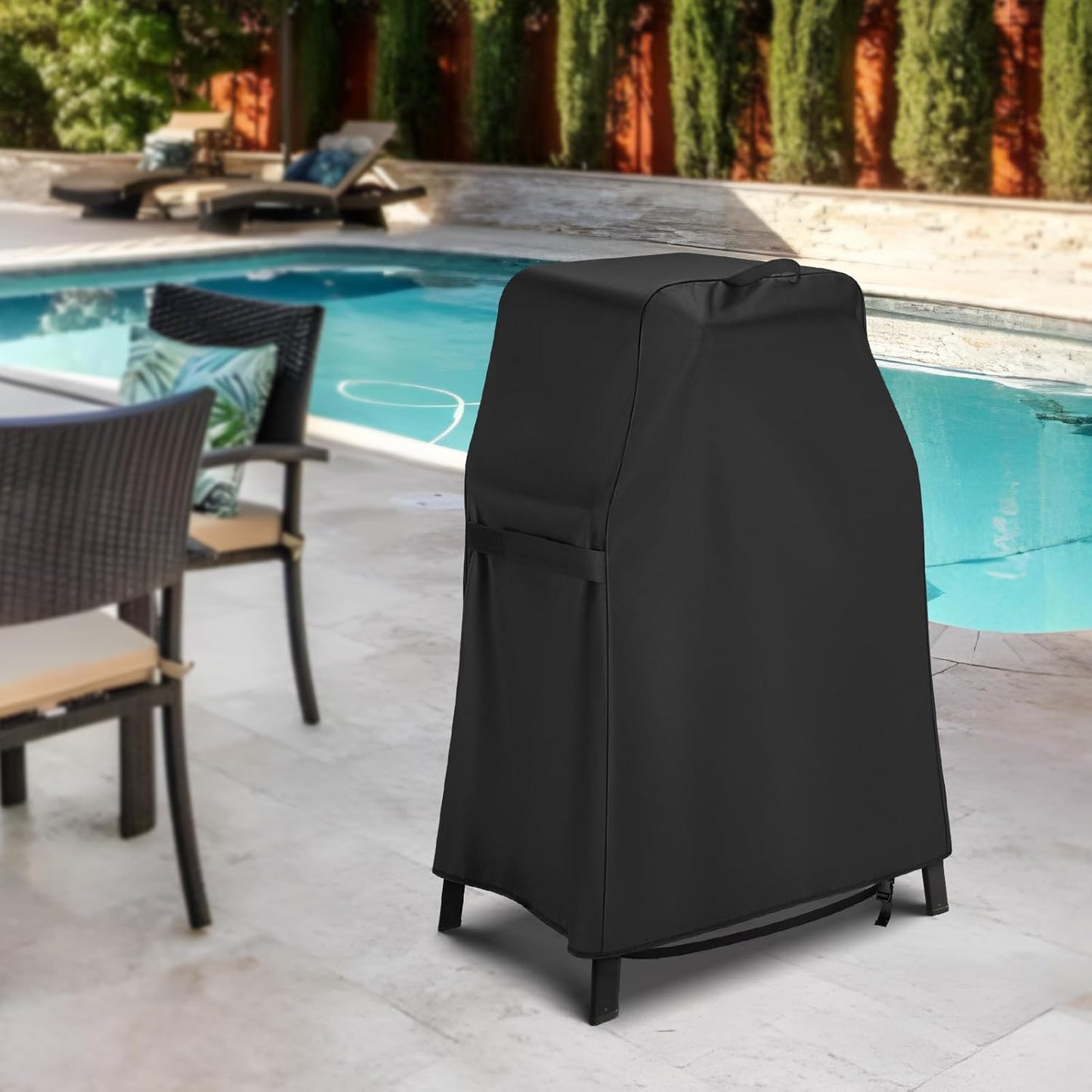 Unicook Grill Cover Compatible with Ninja Woodfire Grill OG700 OG800 OG900 OO100 Series on Outdoor Collapsible Stand or Adjustable Stand,Heavy Duty Waterproof BBQ Cover for Outdoor