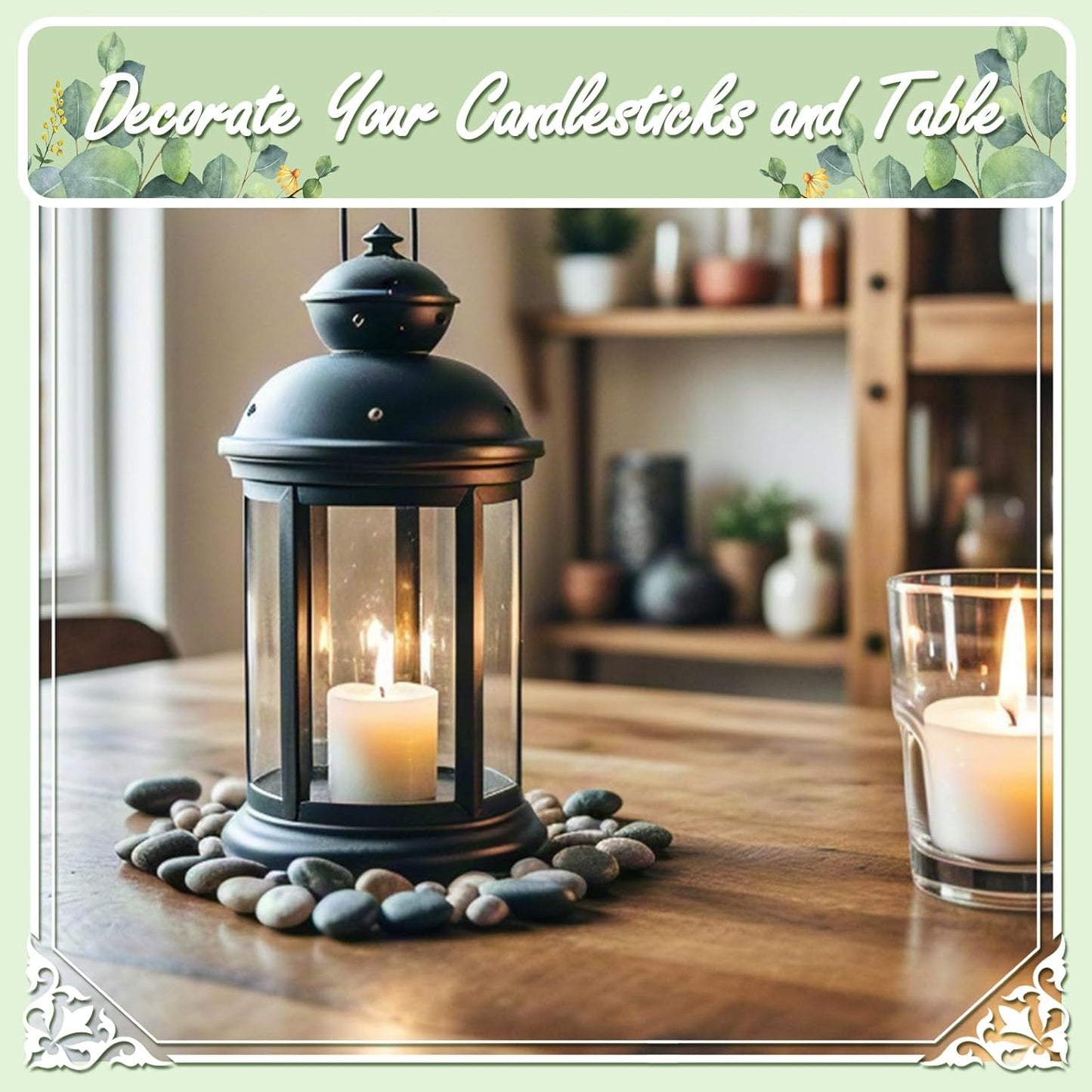 20lbs Natural River Rocks, Polished Pebbles for Plants Garden, 0.3-0.8 inch Decorative Peach Stones, Ideal for Fish Tank, Vases, Crafting, Home Decor and Garden Landscaping Rocks,Mix