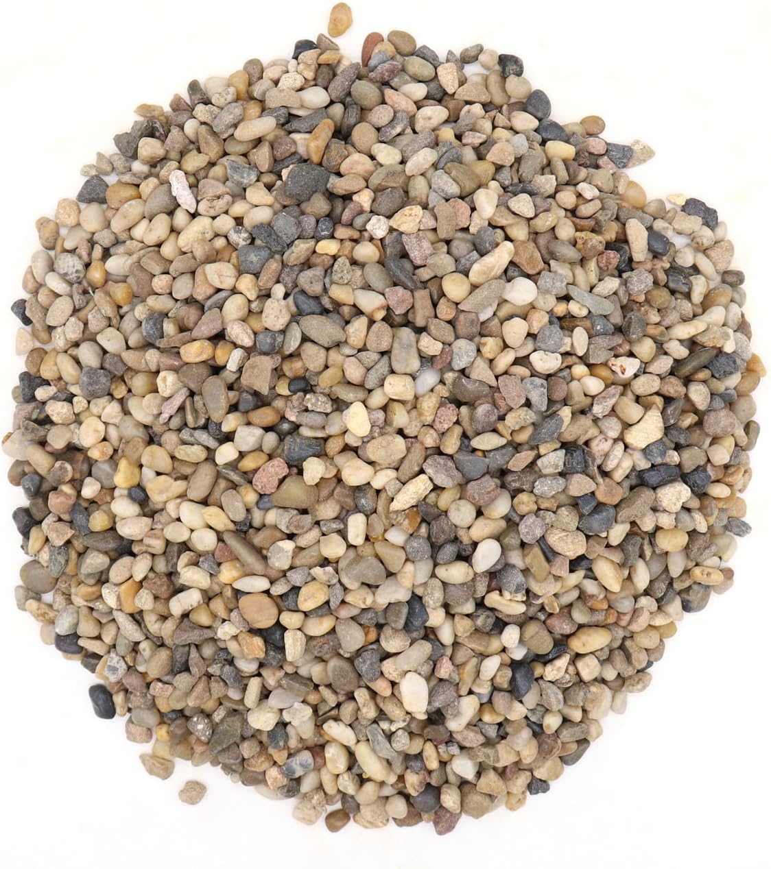 Rocks for Plants. Mixed Color Decorative Pebbles. 1/5 Inch 10 lbs. for Garden, Landscaping, Indoor, Vase fillers, Crafting, Succulents, pots, Plants (Mini, Mixed Color, 10)