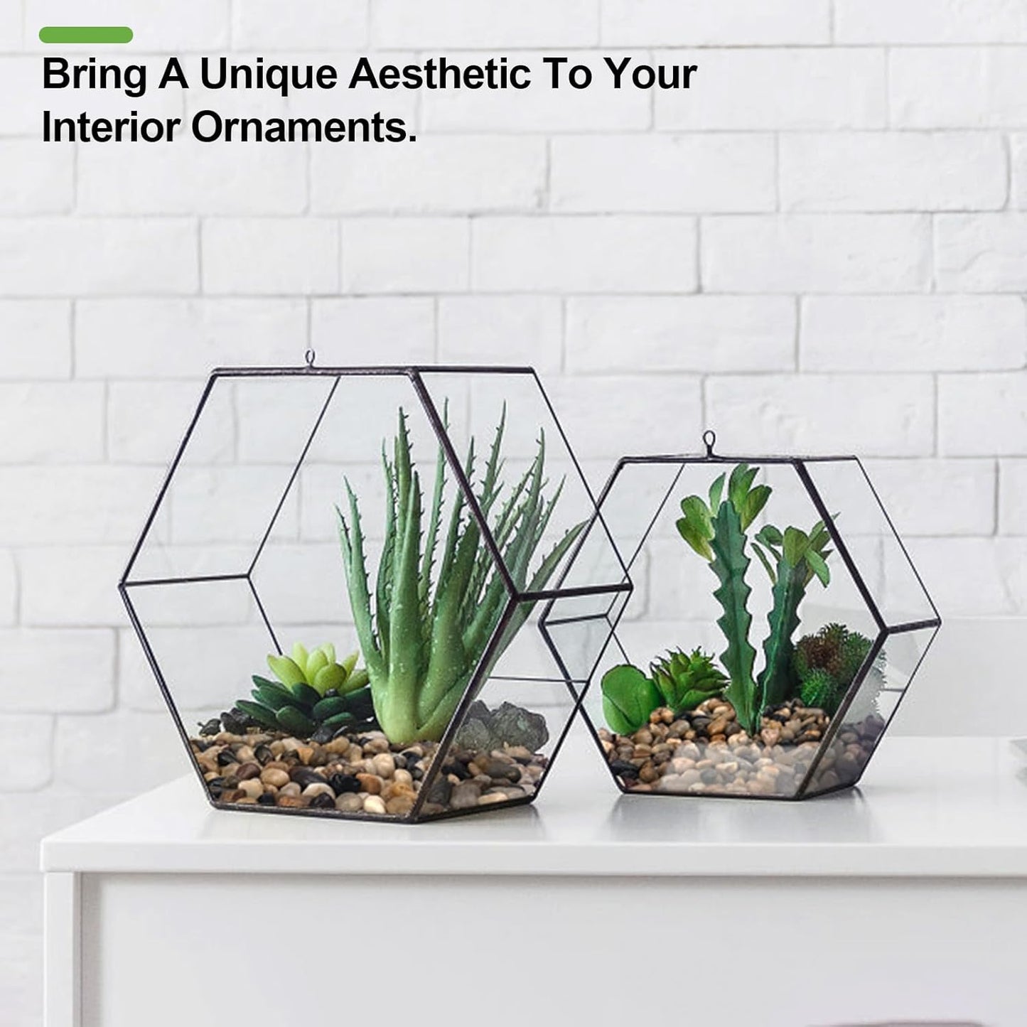 5 lbs Pebbles for Indoor Plants, Succulent, Bamboo, Vase, 3/8" Plant Rocks for Pots Indoor, Small River Rocks Decorative Pea Gravel, Highly Polished