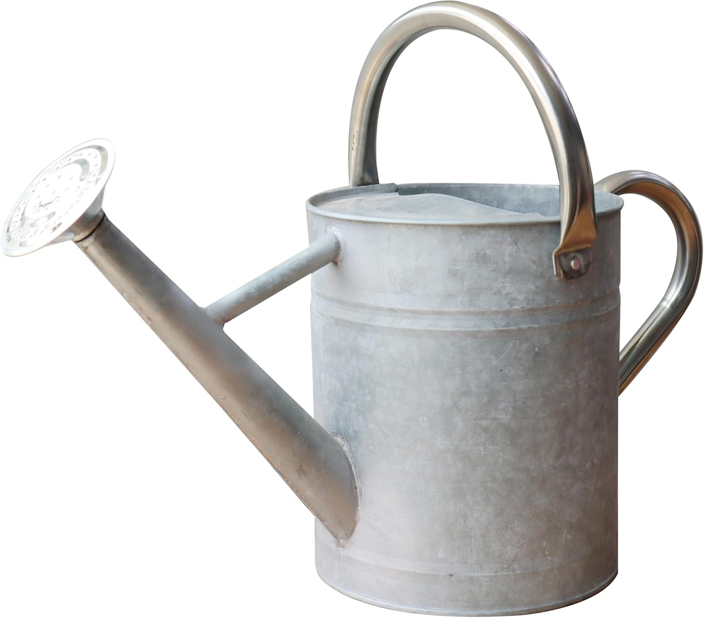 Metal Watering Can for Outdoor and Indoor Plants, Watering Can Decor, 1 Gallon (Zinc Stainless Steel Handle)