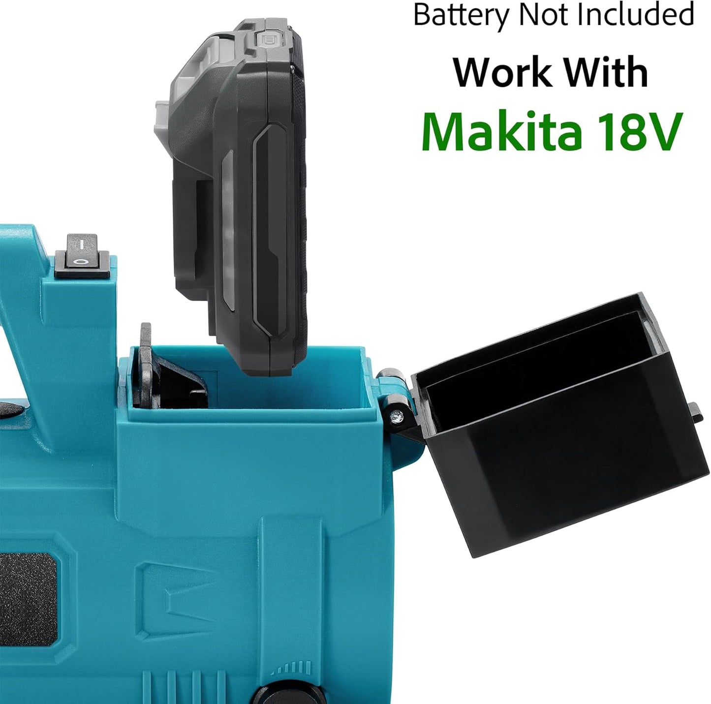 Mellif Cordless Transfer Pump Compatible with Makita 18V Battery (Tool Only), Portable Self-priming, Electric Utility Water Pump for Garden, Hot Tub, Tank, Pool, Ponds, Aquariums