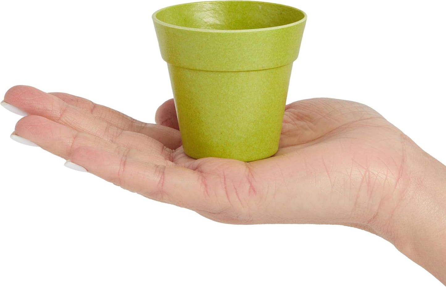 Juvale 24 Pack Tiny Plastic Pots for Plants 1.5 Inch - Mini Planters for Flowers, Succulents (4 Colors), 6.4 x 6.4 x 5.7 cm - Plant Pots