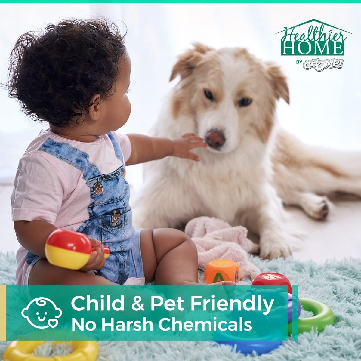 CHOMP! Travel Size Bed Bug & Insect Repellent, Natural, TSA Approved Indoor Pest Control Spray for Travel & Home, Plant-Based Dust Mite, Ant, Spider, Fly Killer, Peppermint Scent, 3.4 Fl Oz