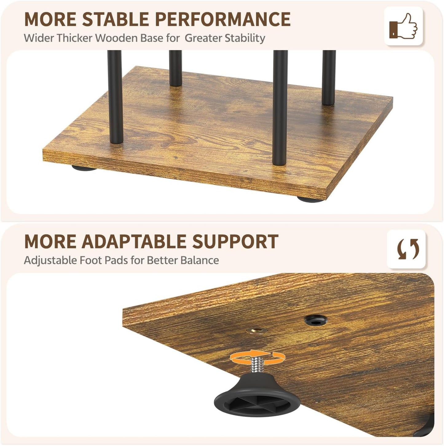 LASZOLA Black 5 Tier Plant Stand Indoor Heavy Duty Metal Planter Flower Holder Rack, Multi Modern Narrow Organizer, Floor Vertical Tower, Spiral Sturdy Decorate for House Bathroom Office Living Room