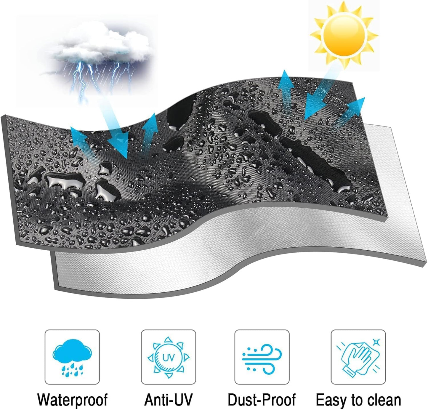 Pizza Oven Cover for Ooni Koda 16-TwoPone Waterproof Pizza Oven Accessories Carry Cover for Outdoor