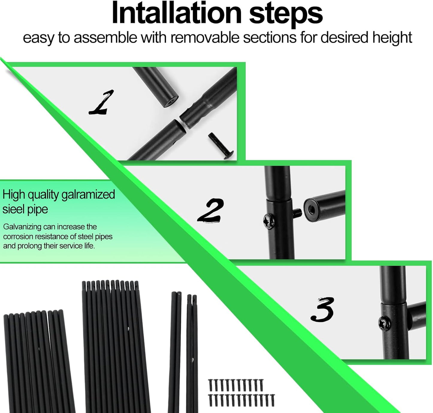 Metal Garden Arch 7.8ft High X 4.5ft Wide Garden Arbor for Various Climbing Plant Outdoor Garden Lawn Backyard Wedding Arch Party Decoration Archway