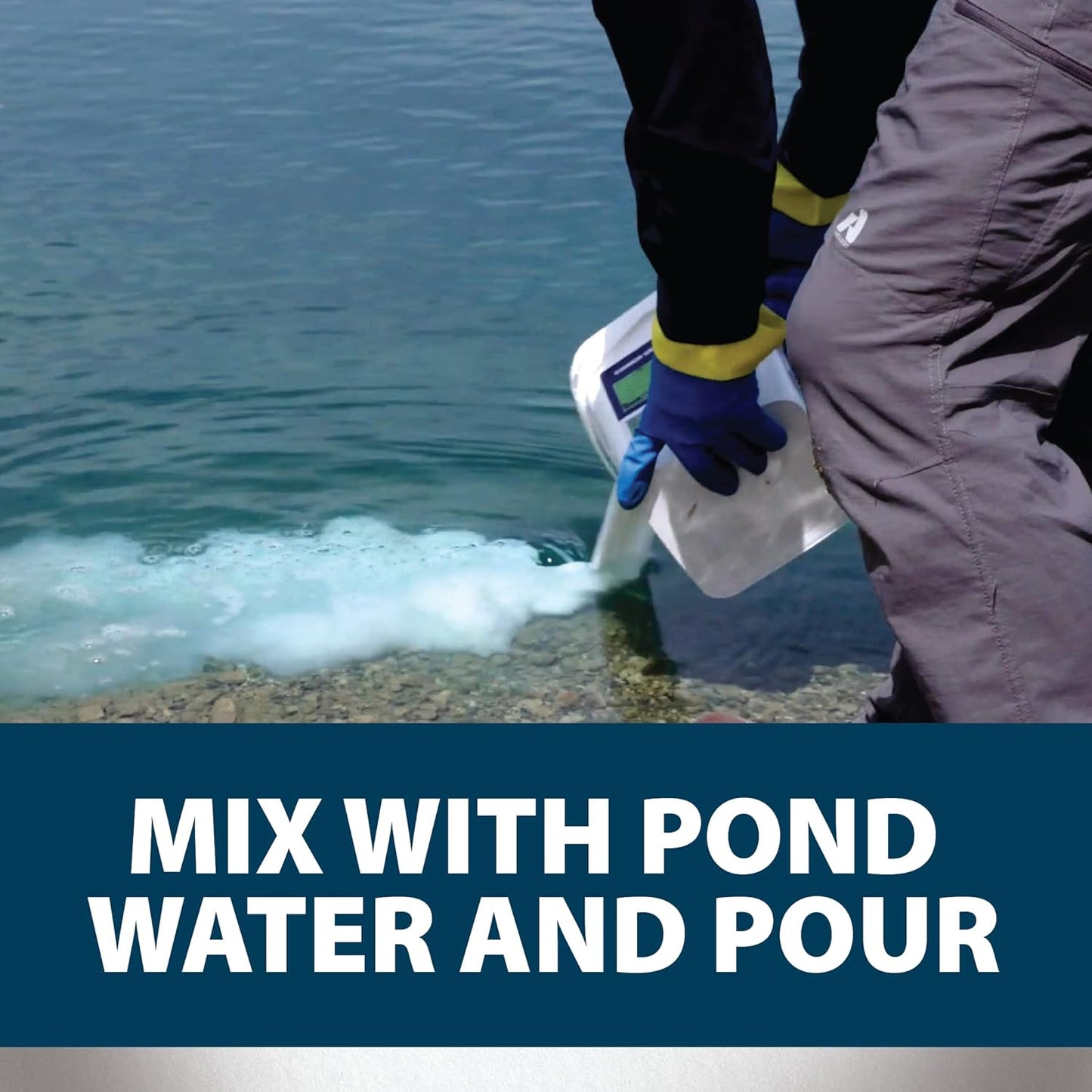 Airmax Wipeout Pond Weed Defense, Herbicide & Aquatic Weed Control, Controls Duckweed & Other Unwanted Submerged & Floating Vegetation, Easy-to-Use & Long Lasting, All-Season Treatment - 24 Ounce