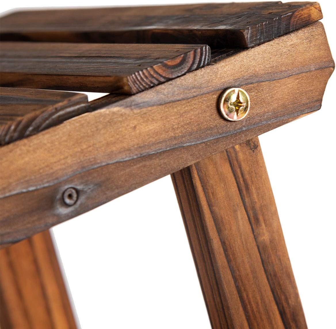 COSTWAY 6-Tier Multifunctional Wood Flower Stand, Shelf Holder for Multiple Plants, Freestanding Plant Rack for Garden, Patio, Balcony, Living Room, Indoor, Outdoor (29.5''x10''x55.5'')