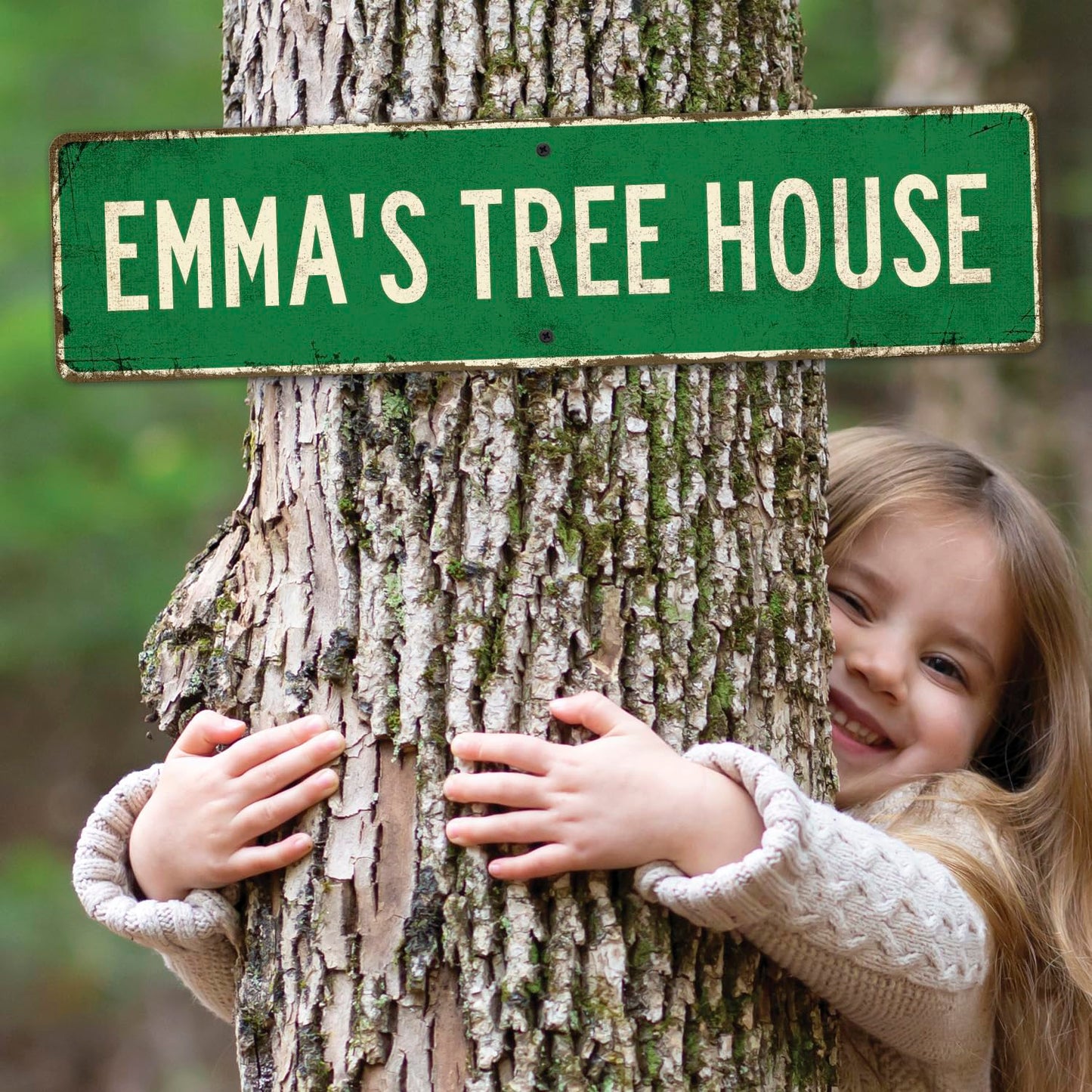 Custom Rustic Sign, Personalized Decor Street Signs Gift, 24x6 Inches, ACM, Fade Resistant, Made in USA