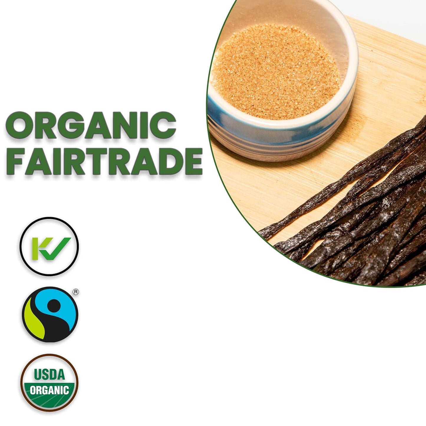 16oz (1 Pound) Count Organic Madagascar Vanilla Beans – Grade A Bourbon Pods | Gourmet Whole Vanilla Beans for Baking, Cooking, Extract Making | Rich Aroma, Premium Flavor, Non-GMO, Vegan