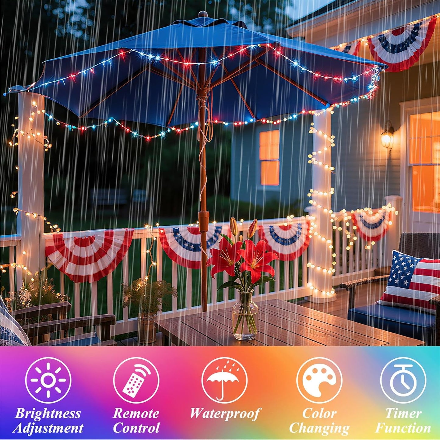 300 LED Fairy Lights Color Changing, 98 FT 35 Colors String Lights with Remote, 17 Single Color & 18 Holiday Colors, Christmas Twinkle Light Plug in for Bedroom Holiday Wedding Indoor Party Decor