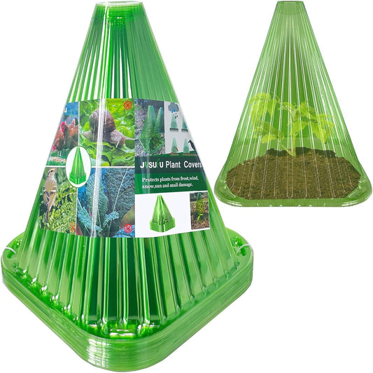Garden Cloches for Plants, 20 Pack Plant Covers Reusable Plant Bell Cover Protects Plants from Birds, Frost,Snails Etc.