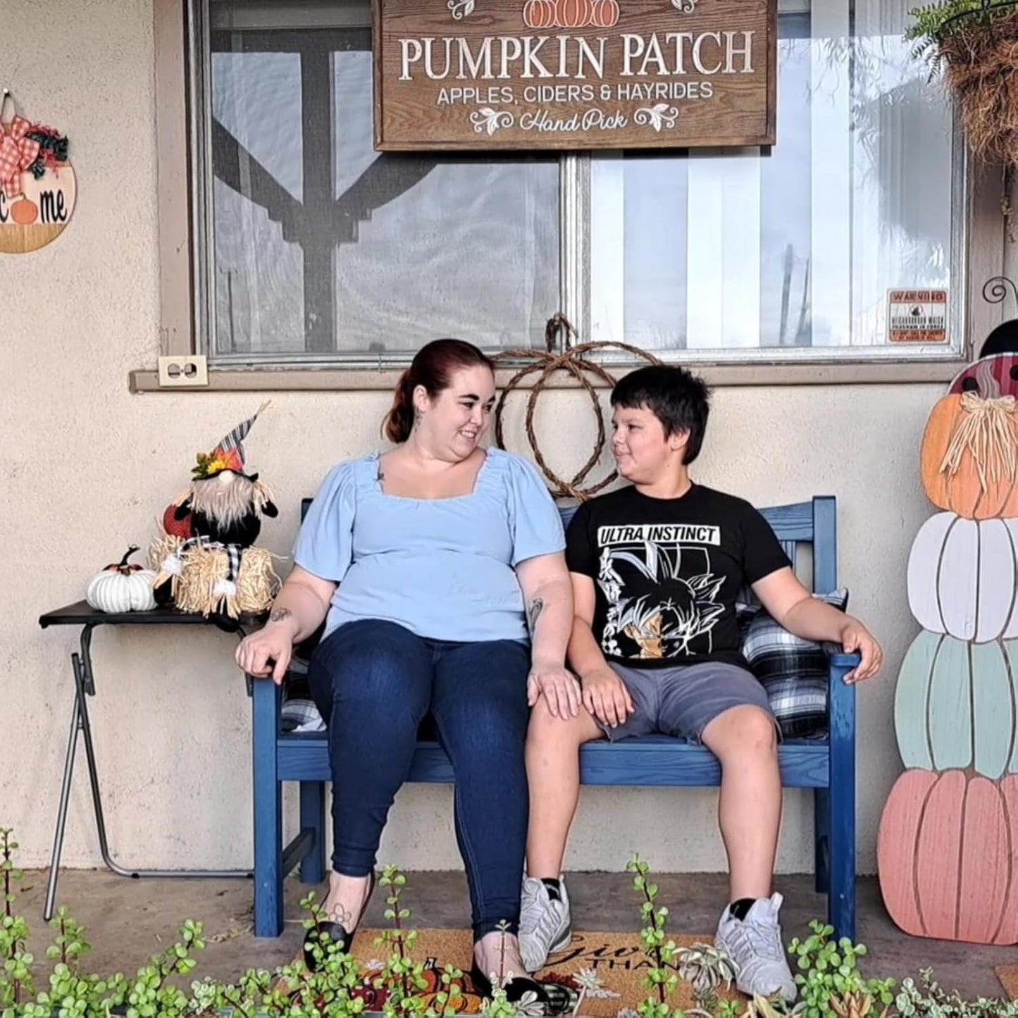 Stoog Outdoor Chairs & Bench Set, All-Weather Patio Furniture Set, Include 2 Patio Chairs and 1 Bench, Blue