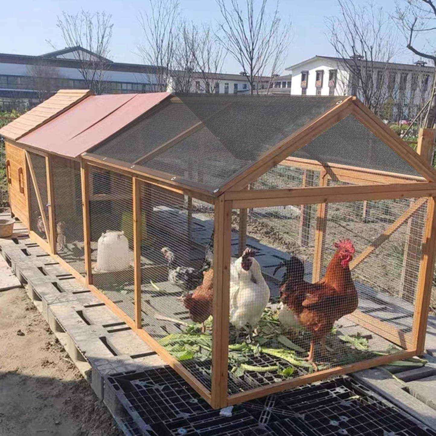 winemana 50% Black Shade Cloth, 3.3 x 6.6 FT Durable Mesh Tarp with Grommets, Garden Sunblock Shade Cloth Shading Antifreezing for Plants Cover, Greenhouse, Barns Kennel, Patio, Tomatoes