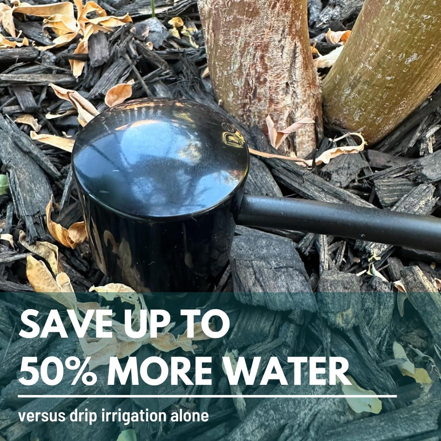 24" DEEP DRIP Watering Stake (3 Pack) (Black), 24GKDD