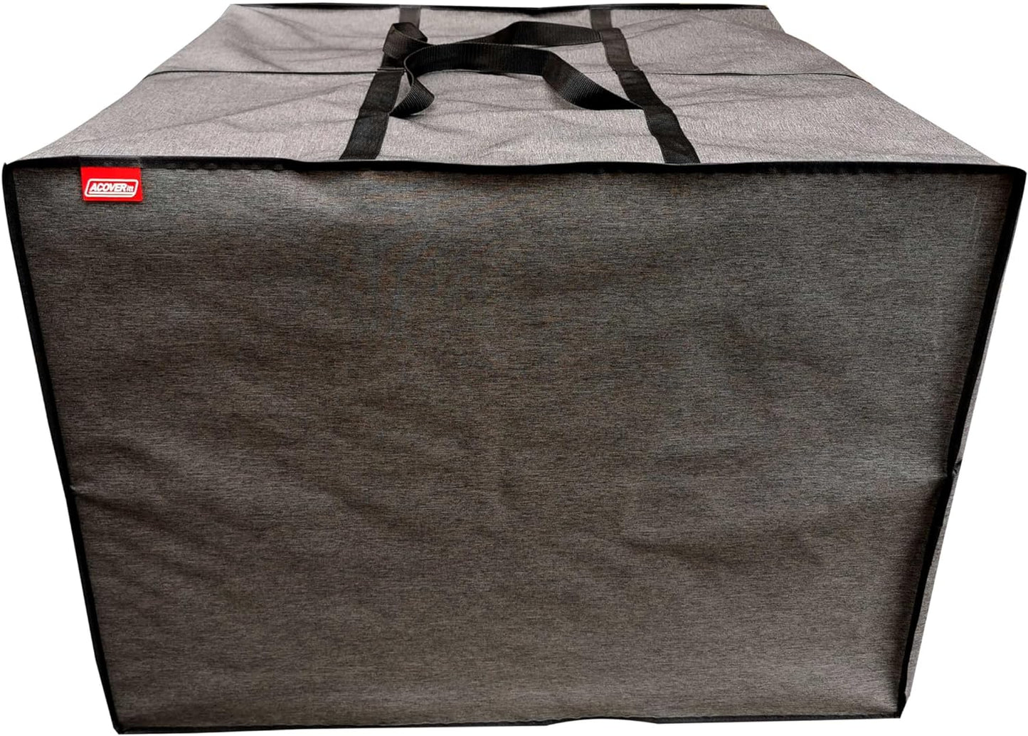 Outdoor Square Cushion Storage Bag, Protective Zippered Storage Bags with Handles, 32''L x 32''W x 24''H Dark Grey