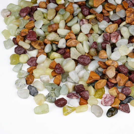 10 lbs Pebbles for Indoor Plants, Succulent Rocks, 3/8" Polished Pebbles for Bamboo, Vase, Terrarium, Natural Decorative Small River Rocks for Crafts, Cactus, Outdoor Garden Landscaping