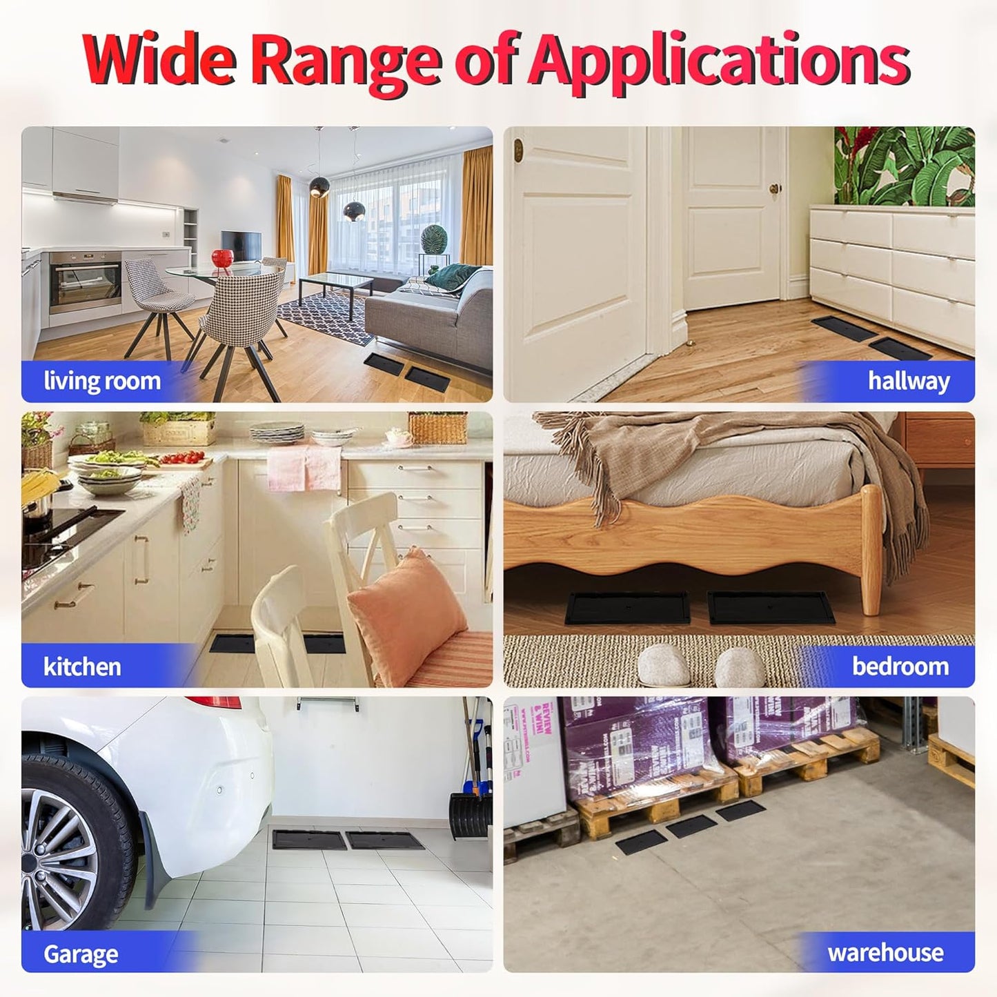 LULUCATCH Sticky Mouse Trap, 60 Pack Large Glue Traps, Pre-Baited Heavy Duty Non-Toxic Bulk Glue Boards Mouse Traps Indoor for Mice, Snakes, Rat, Insects, Cockroaches & Spiders, Pet Safe Easy to Use