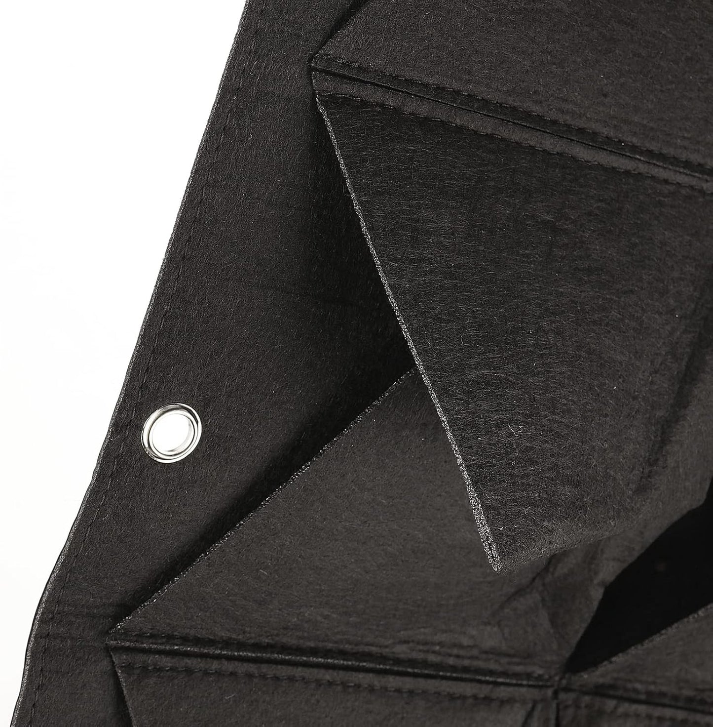 ZOENHOU 2 Pack Total 36 Roomy Pockets Horizontal Garden Planter, Waterproof Wall-Hanging Flower Pot Bags, Felt Wall Mount Balcony Planter Pouch for Herbs, Succulent, Flowers and Vegetables