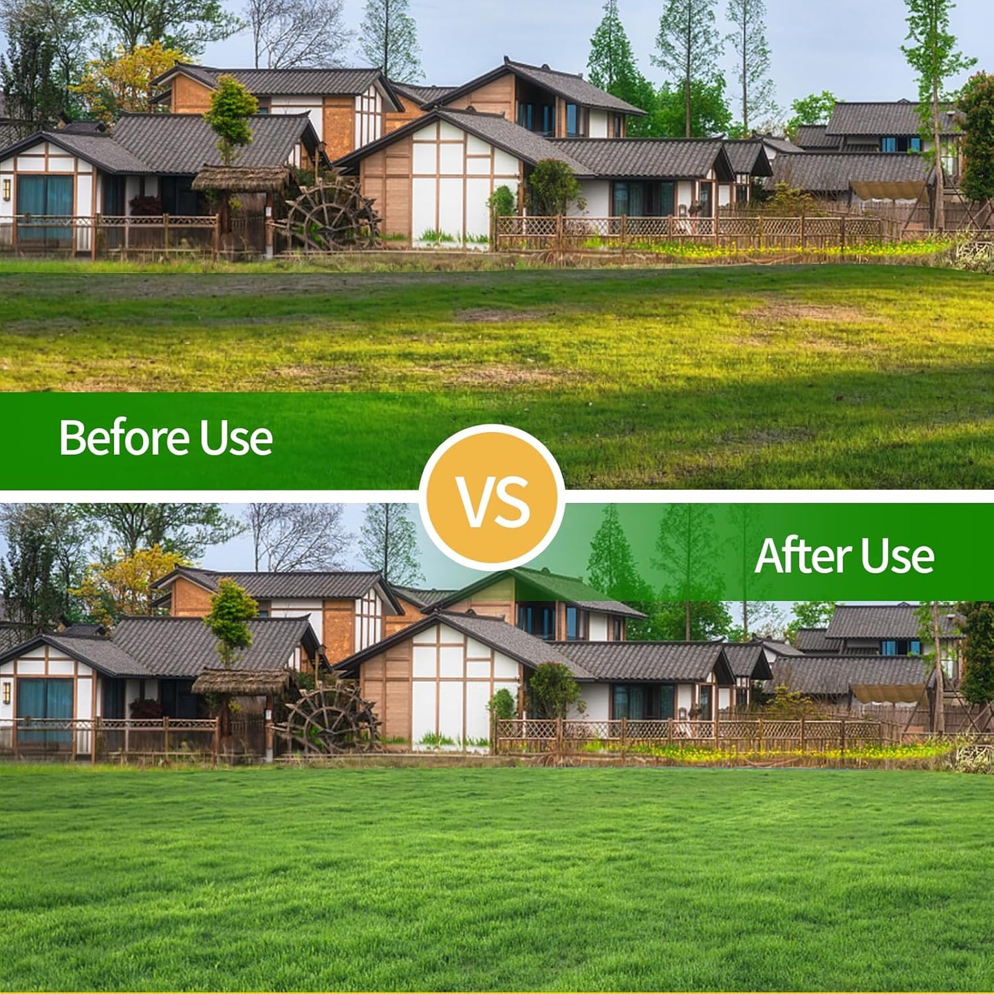 Rolling Lawn Aerator, 18 Inch Manual Aerator Lawn Tool Aerator Lawn Soil Penetrator with 50 Inch Handle, Lawn Aerator Roller for Garden Yard