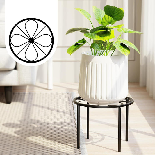 Plant Stand Plant Riser - Metal Flower Stand for Garden Home, Anti-rust Plant Holder for Multiple Plant Indoor or Outdoor.