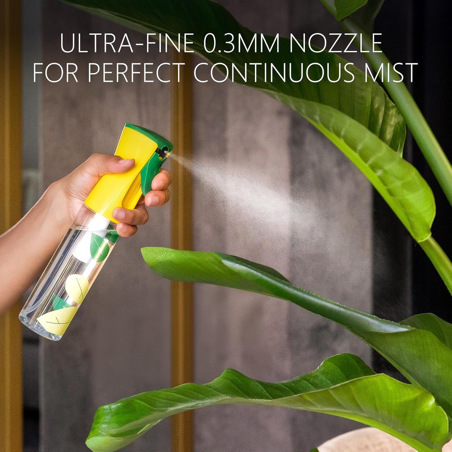 FLAIROSOL BOTANICA Plant Mister Water Spray Bottle, 10.1 oz 300 ML Mist Sprayer for Plants, Continuous Ultra Fine Mister Spray Bottle - Leak Proof - for Flowers, Gardening, Houseplants