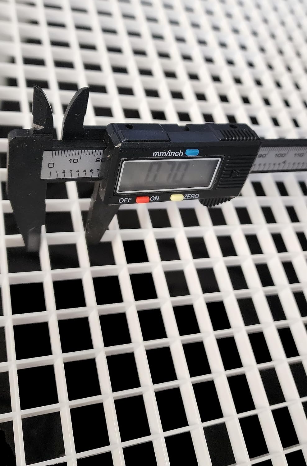 Fluorolite Plastics| Egg Crate Panel|Polystyrene| Color -White| Nominal 24" x 48" with 1/2" x 1/2" x 3/8" Cell Size (Custom Size Available) (2 Pack)