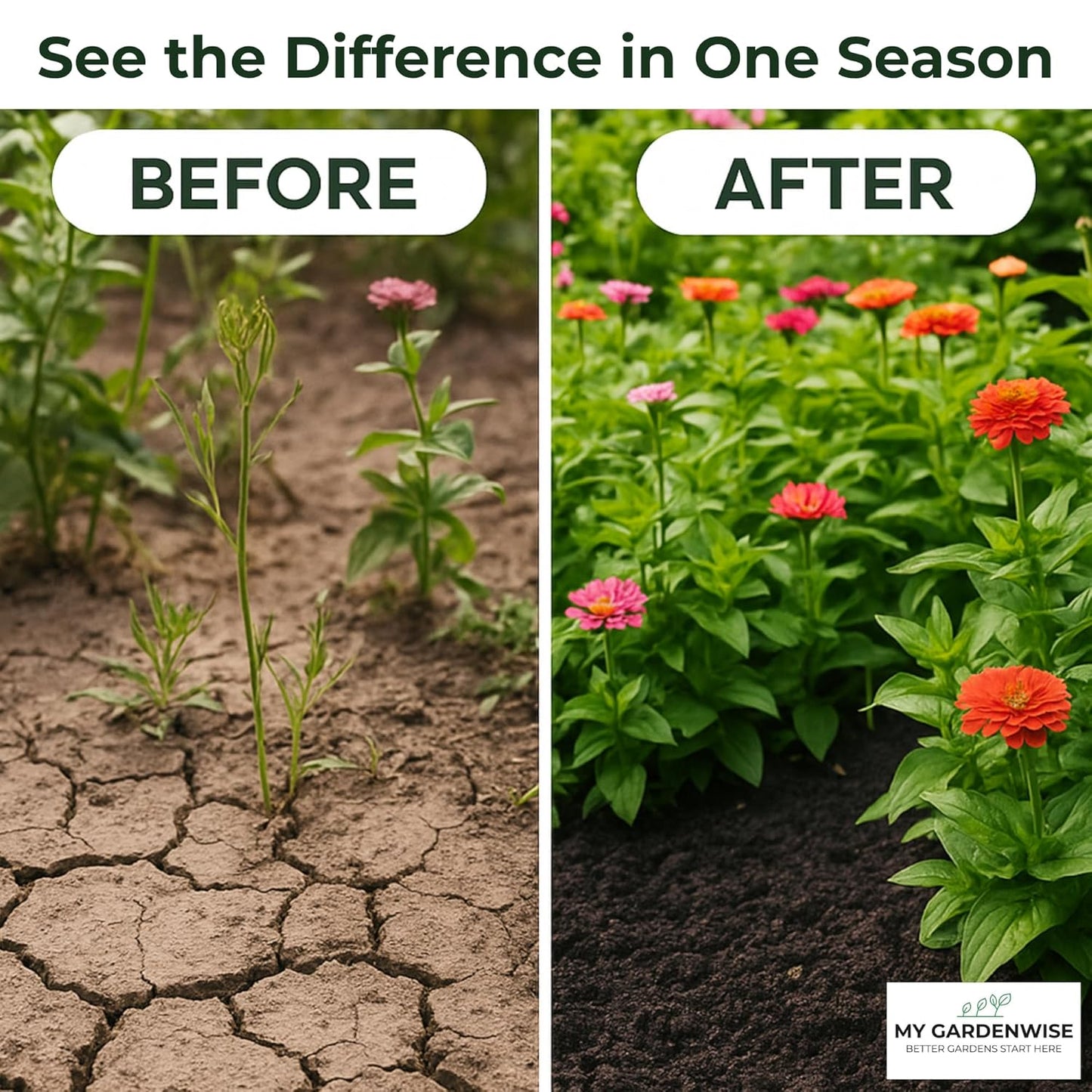 Gypsum for Soil - Calcium for Plants - Gypsum Fertilizer for Gardening, Lawn & Vegetables - Calcium for Garden (5 qts. - 10 lbs.)