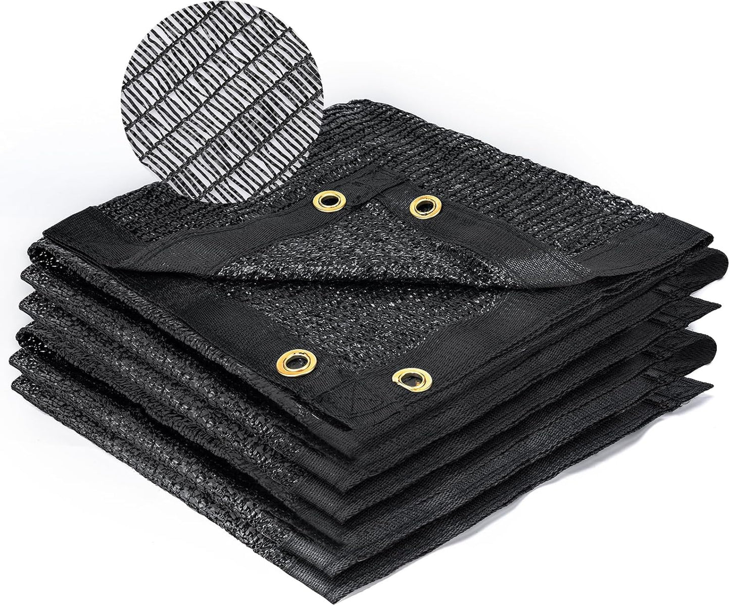 Kesfitt Garden 40% Shade Cloth, Resistant Sun Shade Net 20x20FT Mesh Tarp with HDPE Material and Reinforced Grommets Shade Trap for Greenhouse, Plant, Pergola, and Backyard Patio Sunshade