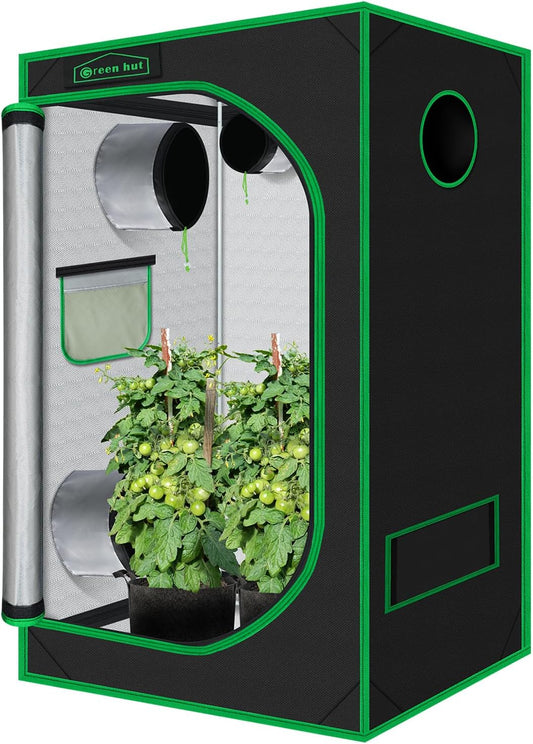 24"x36"x60"Grow Tent for Plants Mylar Hydroponic Grow Tents Indoor Grow Room for Plant Fruit Flower Veg with Removable Waterproof Floor Tray