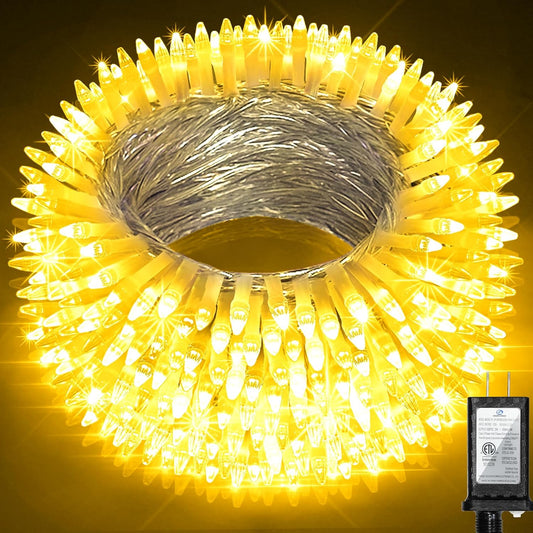 1500LED Christmas Lights Outdoor Use, 470ft 12 Modes Warm White LED String Lights with Timer Dimmable, Waterproof Christmas Tree Lights for Xmas Patio Yard Fence Balcony Garden Decor Warm White