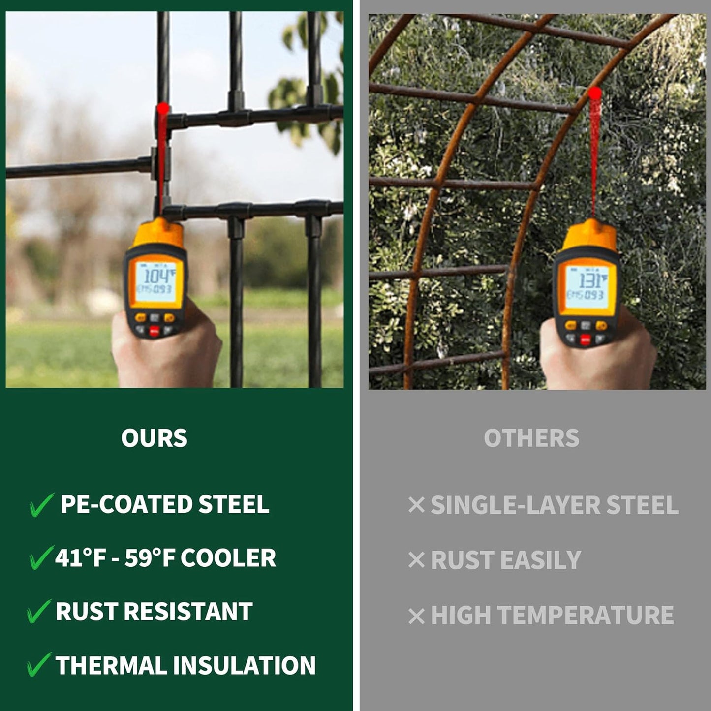 Garden Arch Trellis, Trellis Arch for Climbing Plants Outdoor, 5FT x 7.9FT Metal Full Garden Arbor, Trellises for Patio Lawn Backyard, Large Garden Archway Decoration Black 59.1" x 94.5in