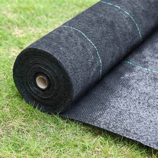 Land Guard 6ft x 300ft Weed Barrier Fabric Heavy Dusty, Ground Cover, Weed Mat, Woven Landscape Fabric for Garden, Lawn and Outdoor Project