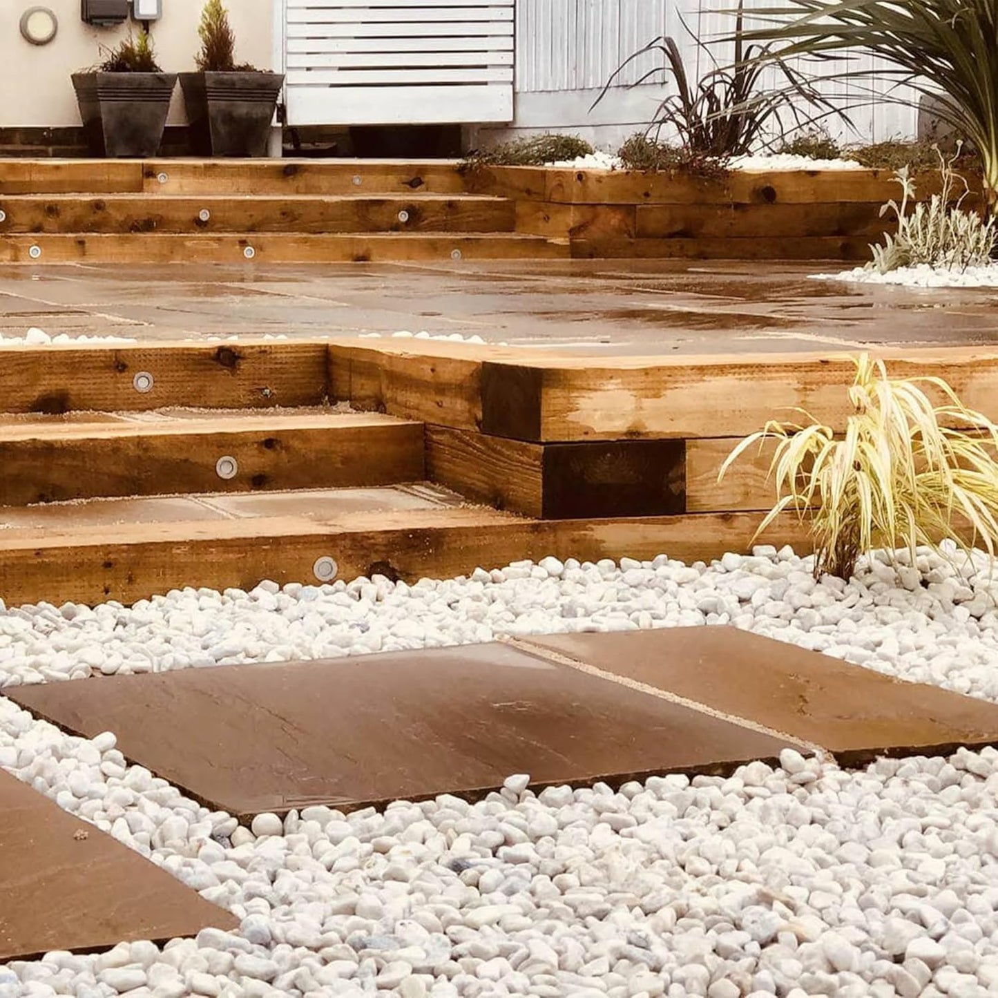 Large Pebbles for Landscaping 40lbs, 2-3 Inch White River Rocks for Aquarium, High Polished Natural Decorative Stones for Vase Filler Fish Tank Gardening