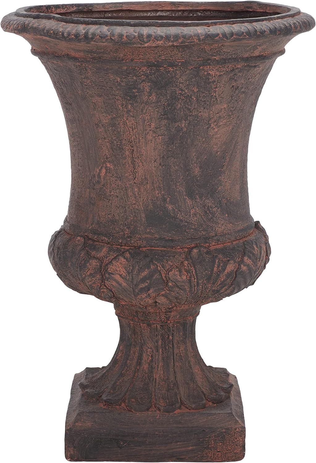 SAFAVIEH Outdoor Collection Paven Traditional Brown Planter (Fully Assembled)