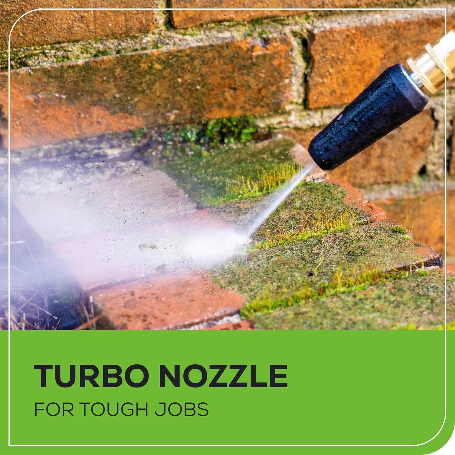 Greenworks 2700 PSI Pressure Washer (2.3 GPM Max) with Foam Cannon - Powerful Enough to Remove Pesky Dirt and Grime on Siding, Fences, Patios, Driveways, and Sidewalks