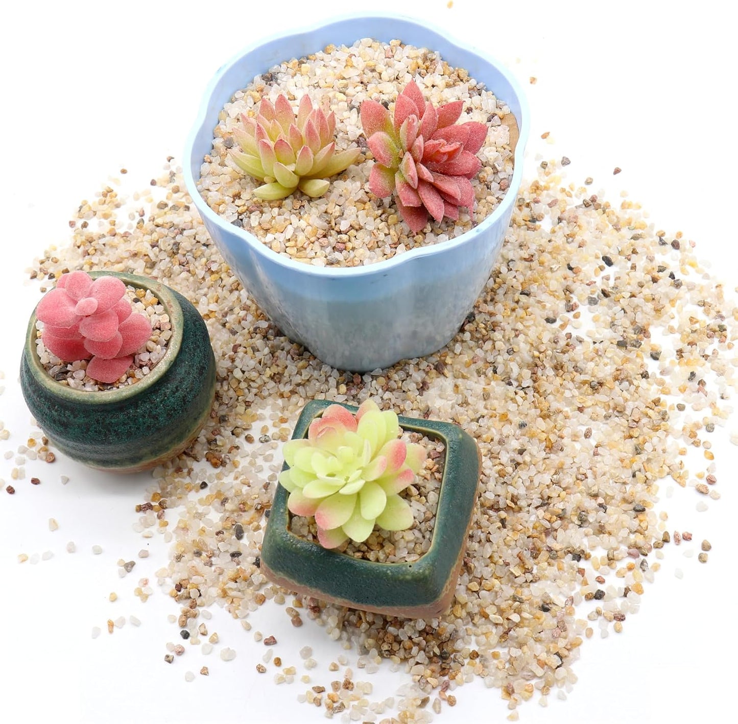 Coarse Sand. Golden Color. 1/8 Inch 10 lbs. for Potting Soil, Succulents, Pots, Plants, Gardening, Indoor, Crafting, Vase Fillers, Landscaping (X-Mini, COARSE Sand - Golden, 10)