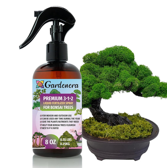 Proffesional Bonsai Spray Fertilizer Mist for Home Gardening | 3-1-2 Gentle Blend Mist for Healthy Leaves & Growth | Essential Nutrients for Bonsai - 8oz