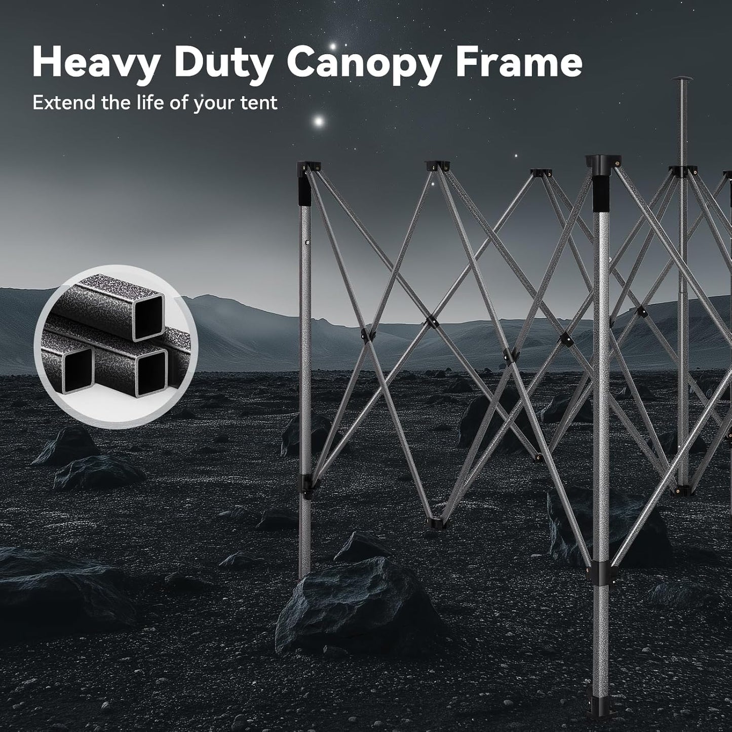 COBIZI 10x15 Pop up Canopy Heavy Duty with 4 Sidewalls, Easy Set-up Commercial Outdoor Party Canopy, 100% Waterproof Wedding Gazebo, 3 Height Adjustable with Handbag, White