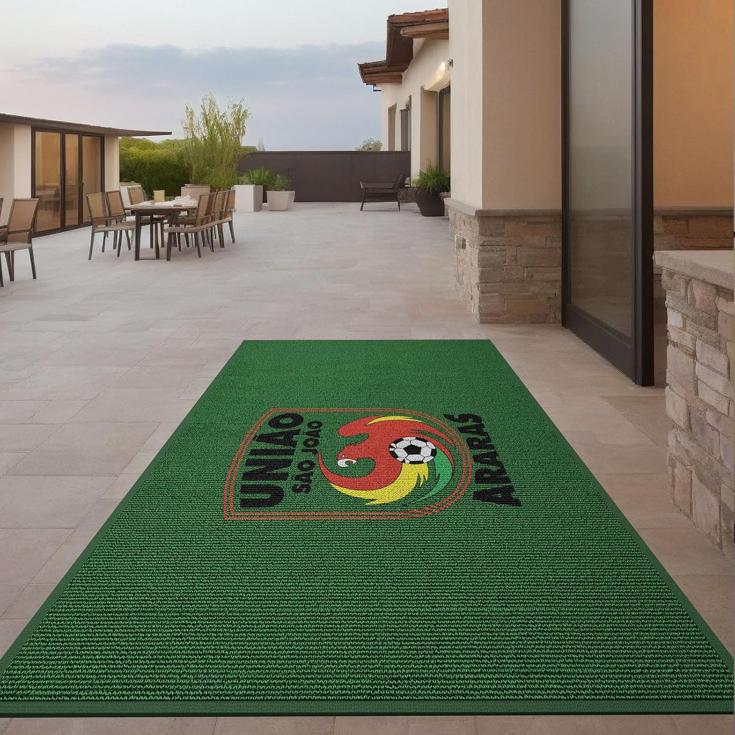 Custom Area Rug with Any Logo Size Color Shape Floor Entryway Door Mat Welcome Carpet for Business Home Indoor/Outdoor Non Slip Washable Durable