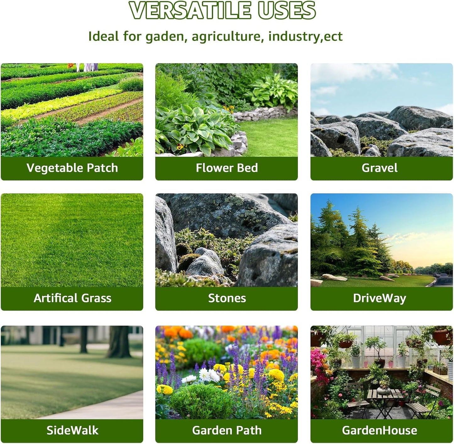 Heavy Duty Weed Barrier, 3.2oz Black Weed Blocker Fabric, Garden Fabric Weed Barrier, Weed Control Fabric Ground Cover, Landscape Fabric for Road, Gardening Mat (3FT*300FT)