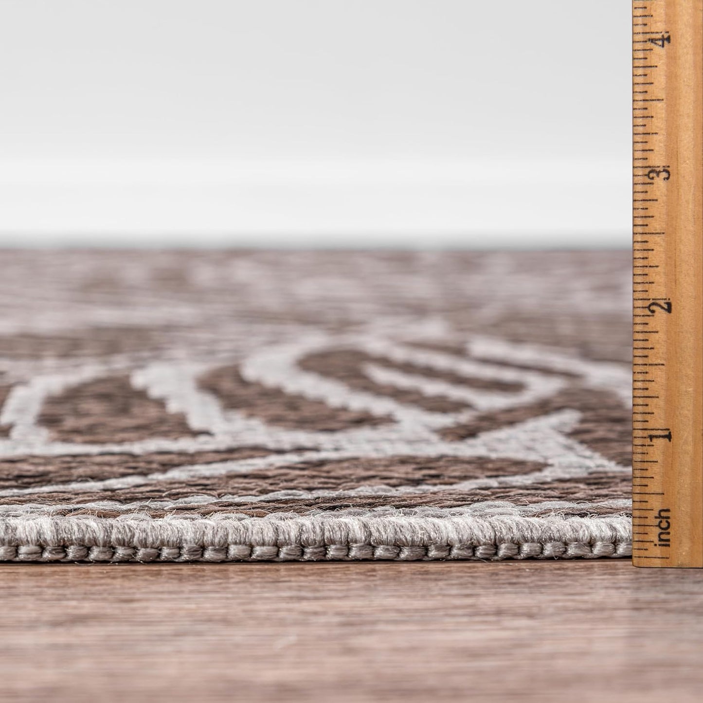 Keen Home Design Terrace Outdoor Area Rug - 10x14 Washable Indoor/Outdoor Rug for Patio, Kitchen, Balcony, Beach, Garden, Deck and Porch, Size: 10'x14'