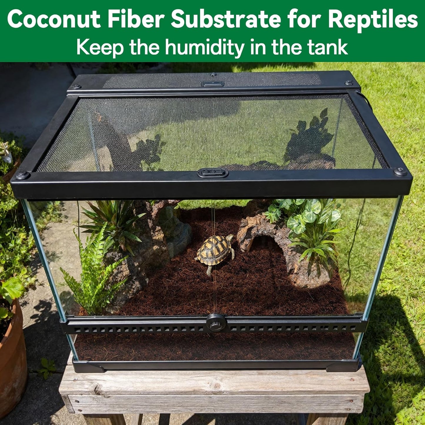 ZeeDix 2 Pcs Coco Coir Brick for Plants- 100% Organic Coconut Coir for Garden Soil & Potting Mix, Low EC and pH Balance, Compressed Coconut Husk Fiber for Seed Starter Soil for Indoor Outdoor Plants