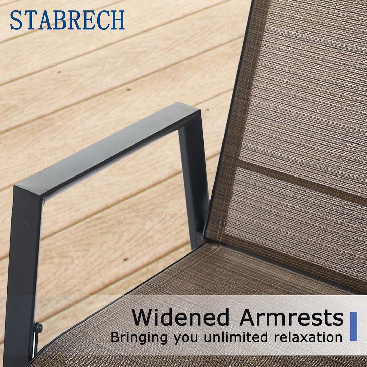 Outdoor Patio Chairs Set of 6, Mocha Stackable Outdoor Chairs, Lightweight Patio Set with High Back, Metal Dining Chair for Lawn, Garden, Yard and Deck